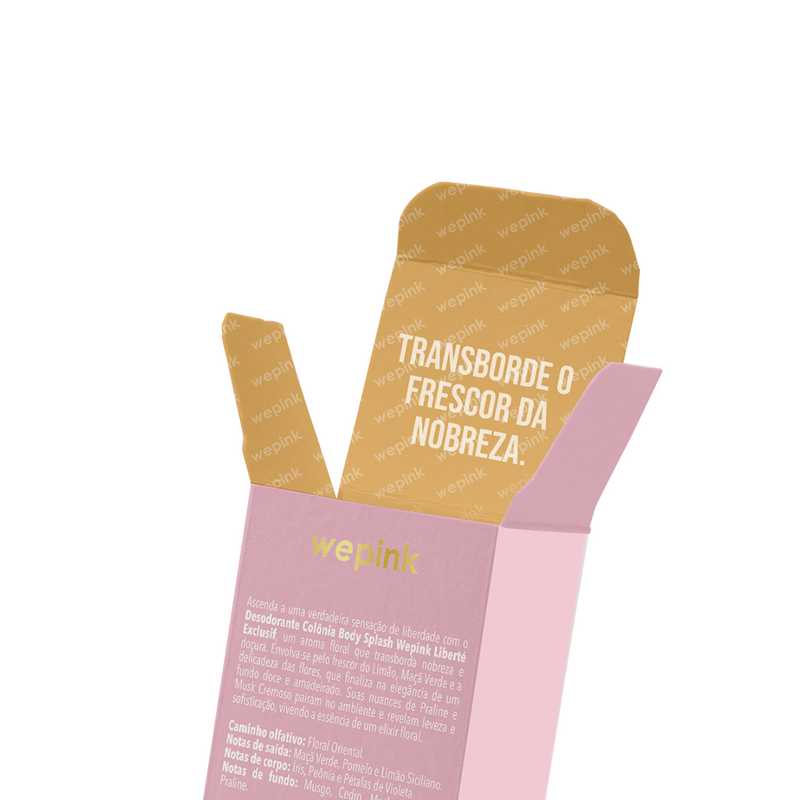 Body Splash Liberté Exclusif Desodorante Colônia 200ml - Wepink